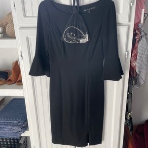 Mid poet sleeve dress